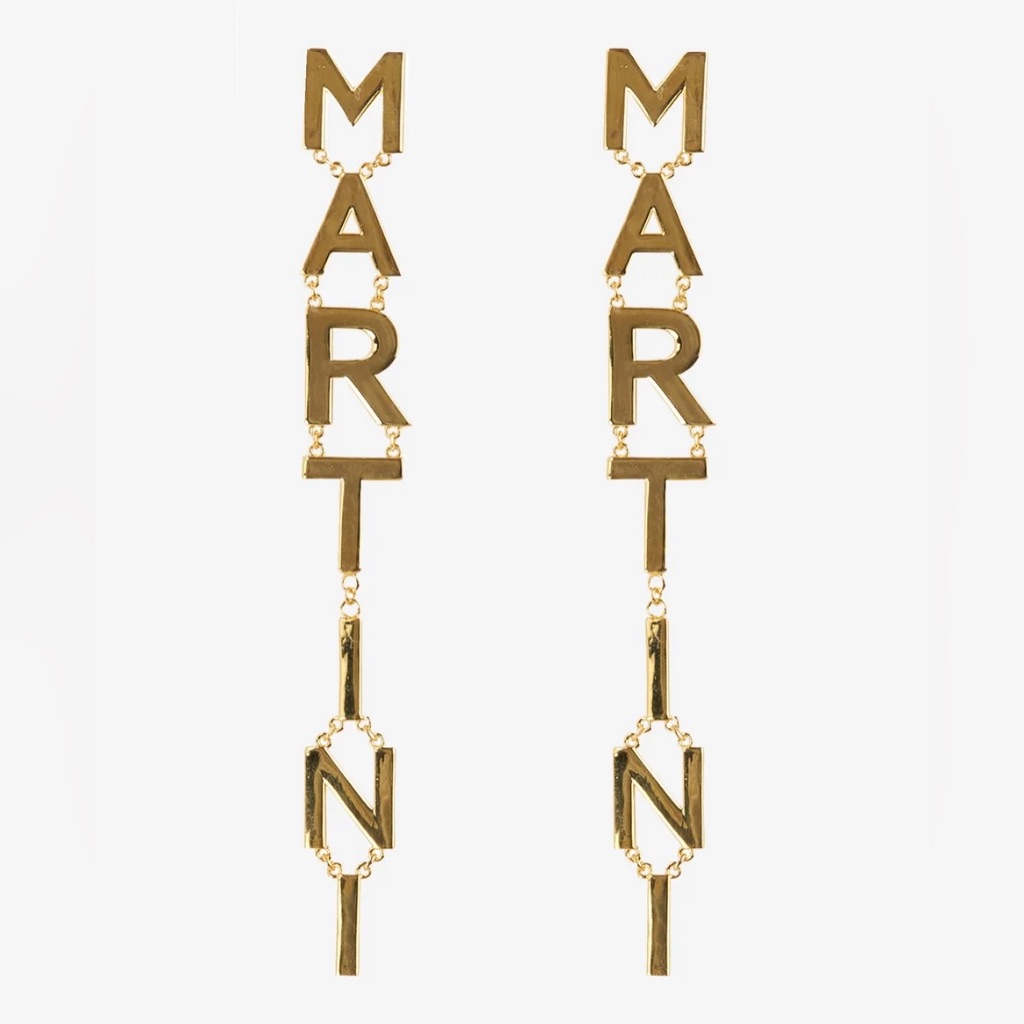 Final Sale Retrofete Martini Earrings